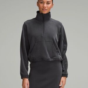 lululemon athletica Black Quarter-Zip Sweater